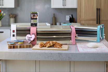 Laminadora de masa eléctrica: máquina para amasar de alta capacidad para pizza, pasteles y más, ideal para cocinas domésticas y comerciales