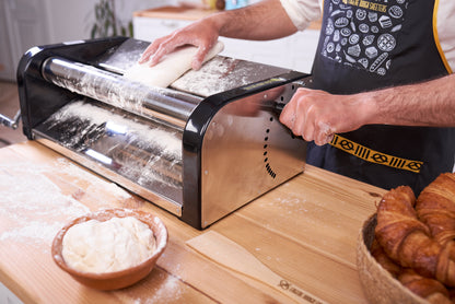 Manual Dough Sheeter – Precision Dough Roller for Pizza, Pastry, Fondant & More – Portable and Durable for Home & Business